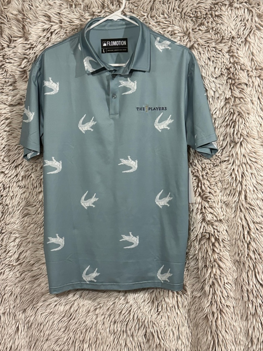 Light Teal Short-Sleeve Polo
